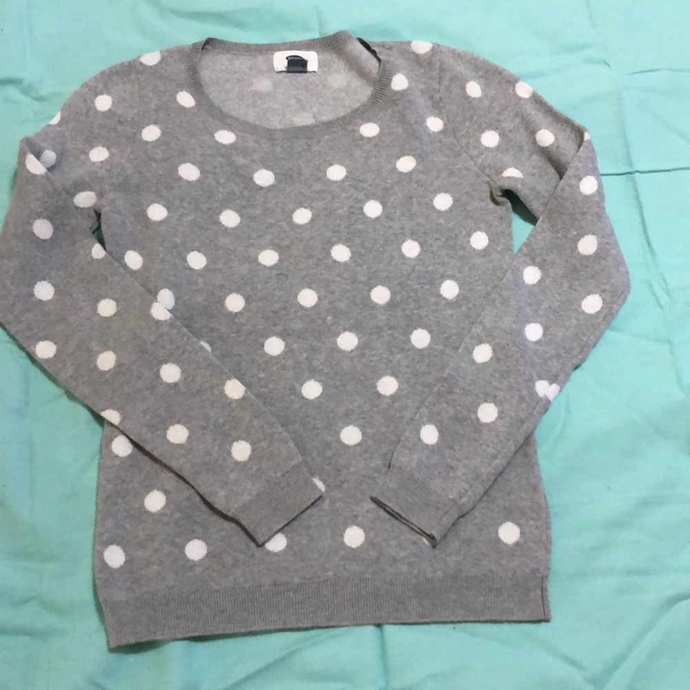 Polka dot sweater
